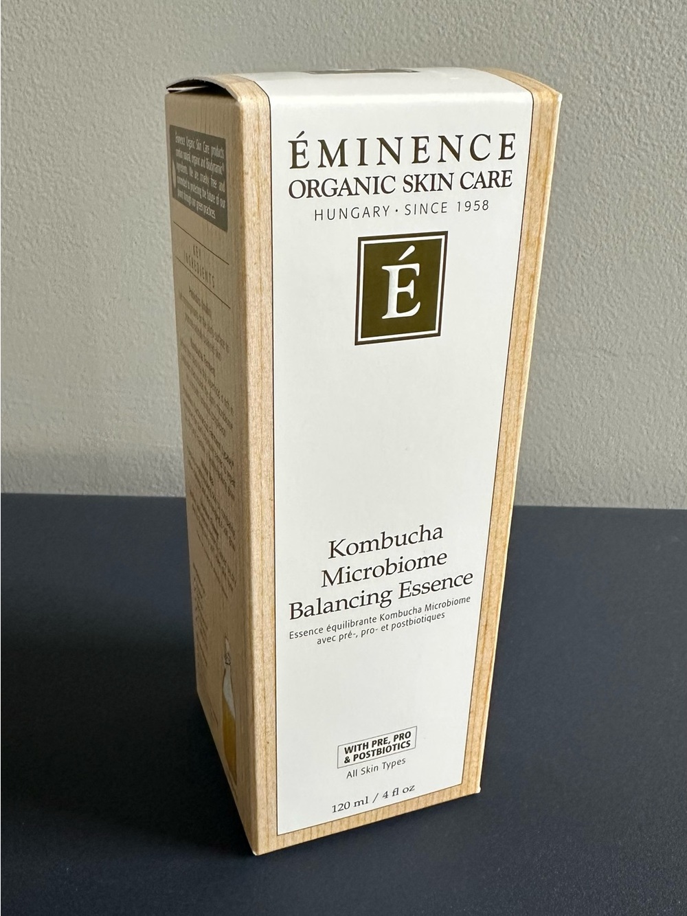 Eminence Organic Skin Care Kombucha Microbiome Balancing Essence 4 oz. NEW